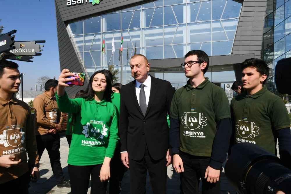 Azerbaijani president opens “ASAN Hayat” complex in Tovuz district (PHOTO)