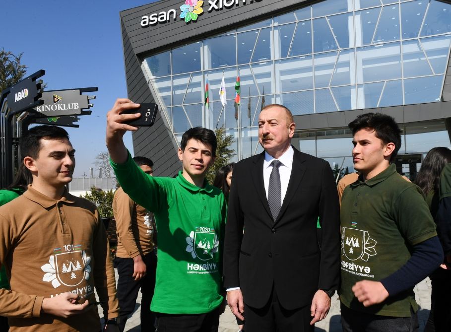Azerbaijani president opens “ASAN Hayat” complex in Tovuz district (PHOTO)