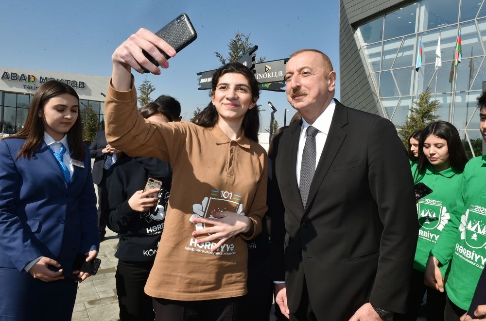 Azerbaijani president opens “ASAN Hayat” complex in Tovuz district (PHOTO)