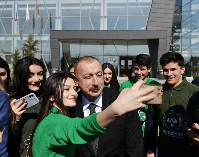 Azerbaijani president opens “ASAN Hayat” complex in Tovuz district (PHOTO)