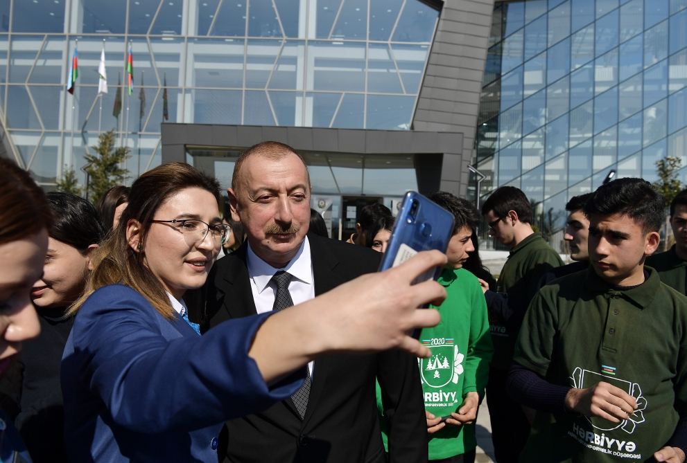 Azerbaijani president opens “ASAN Hayat” complex in Tovuz district (PHOTO)