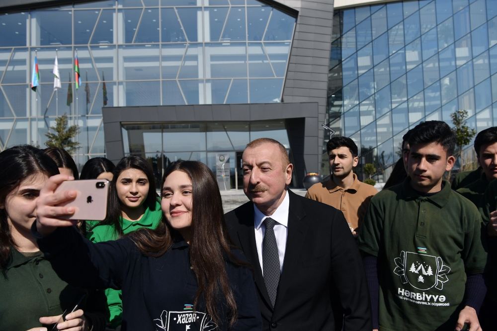 Azerbaijani president opens “ASAN Hayat” complex in Tovuz district (PHOTO)