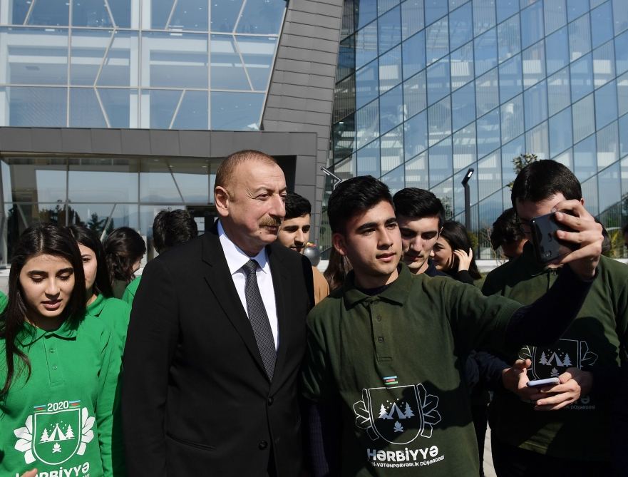 Azerbaijani president opens “ASAN Hayat” complex in Tovuz district (PHOTO)