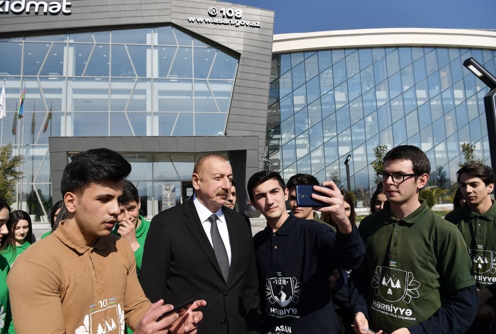 Azerbaijani president opens “ASAN Hayat” complex in Tovuz district (PHOTO)