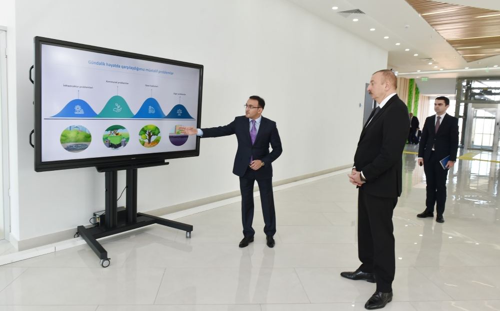 Azerbaijani president opens “ASAN Hayat” complex in Tovuz district (PHOTO)