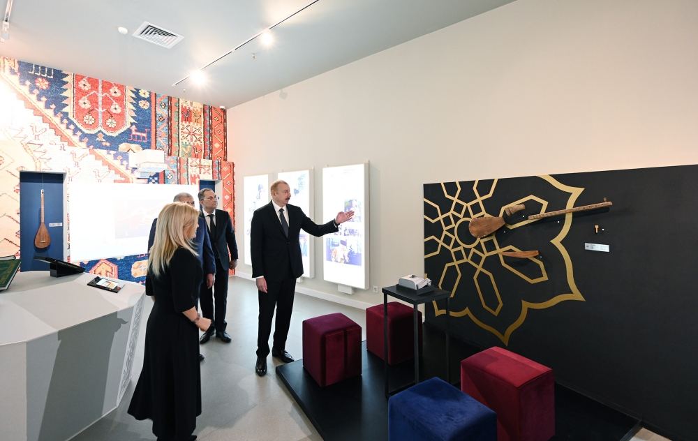 Azerbaijani president inaugurates Azerbaijan State Museum of Ashug Art in Tovuz district (PHOTO)