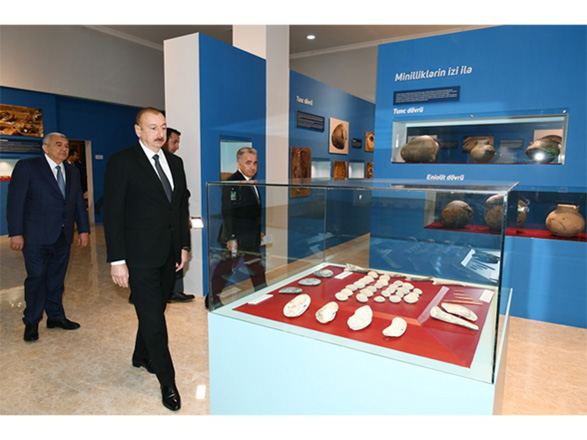 Azerbaijani president opens Museum of History and Local Lore in Tovuz district (PHOTO)