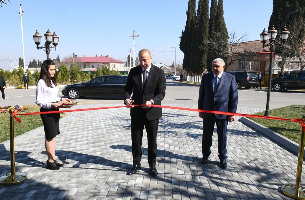 Azerbaijani president opens Museum of History and Local Lore in Tovuz district (PHOTO)