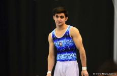 Competitions of AGF Junior Trophy International Tournament in Men's Artistic Gymnastics continue in Baku National Gymnastics Arena (PHOTO