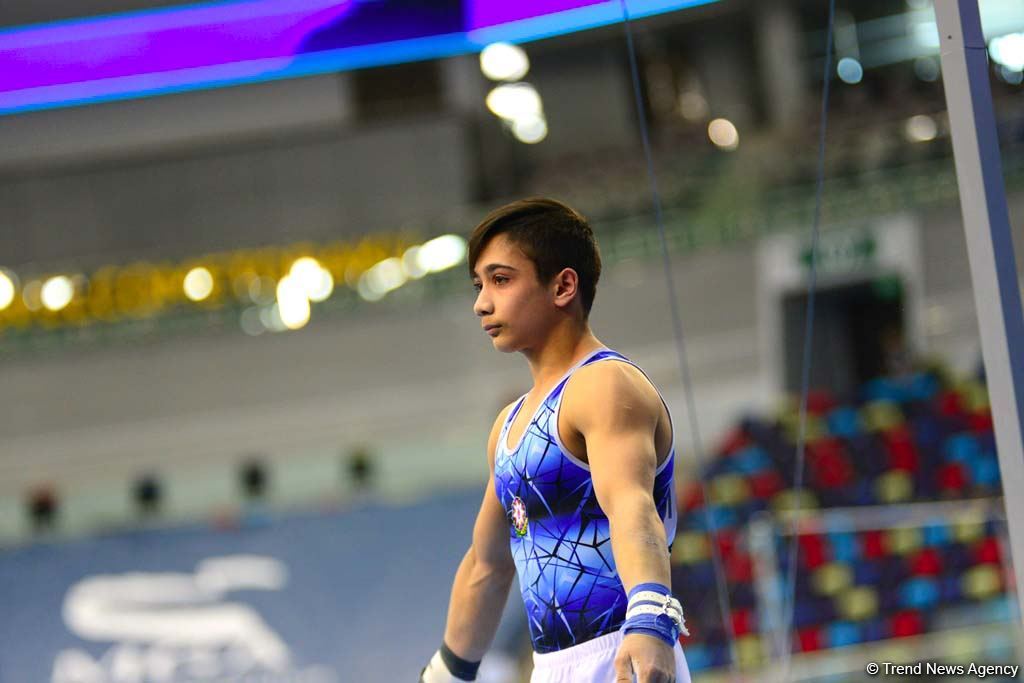 Competitions of AGF Junior Trophy International Tournament in Men's Artistic Gymnastics continue in Baku National Gymnastics Arena (PHOTO