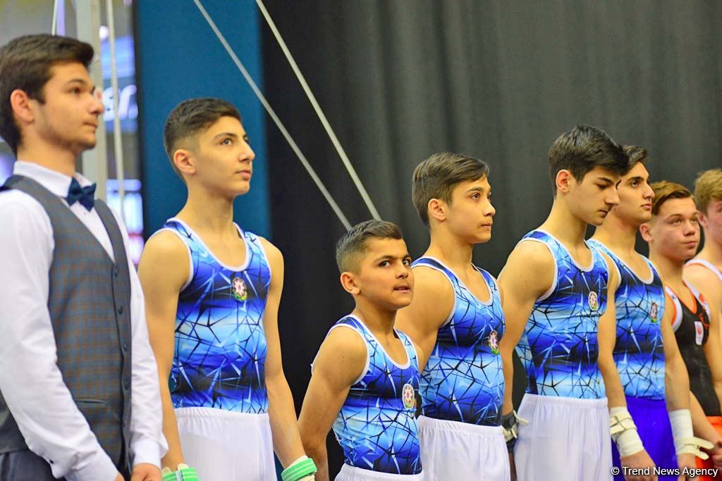 Competitions of AGF Junior Trophy International Tournament in Men's Artistic Gymnastics continue in Baku National Gymnastics Arena (PHOTO
