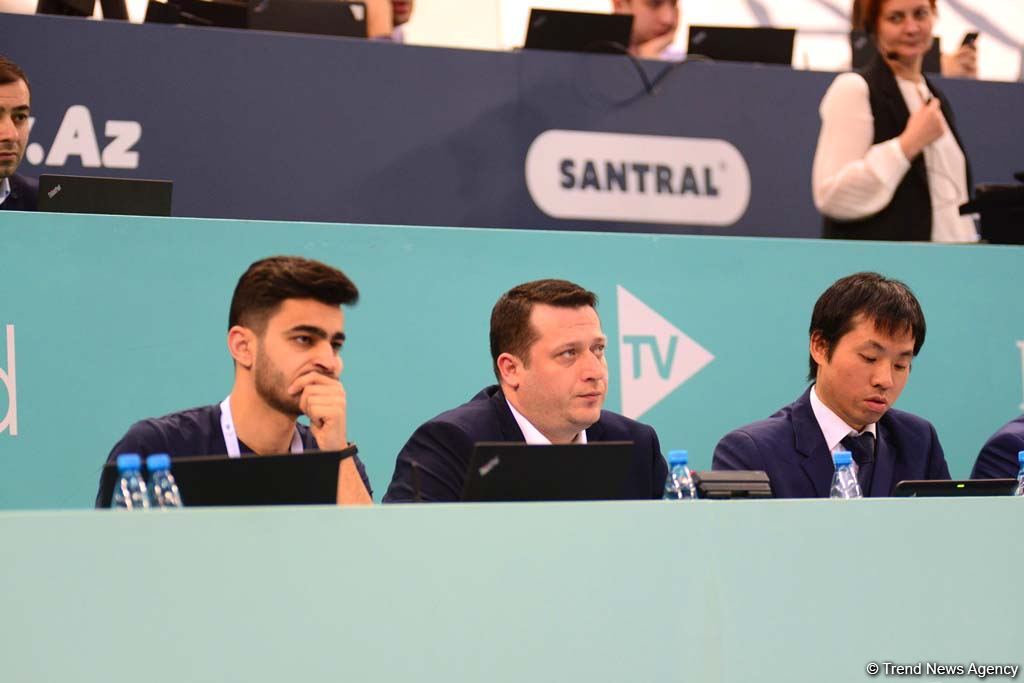 Competitions of AGF Junior Trophy International Tournament in Men's Artistic Gymnastics continue in Baku National Gymnastics Arena (PHOTO