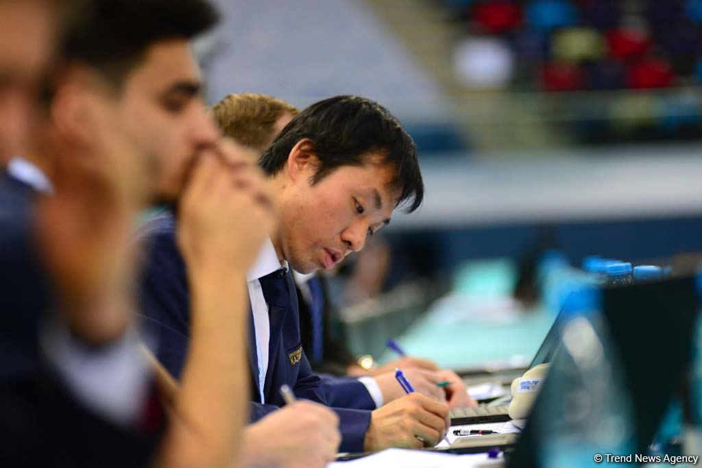 Competitions of AGF Junior Trophy International Tournament in Men's Artistic Gymnastics continue in Baku National Gymnastics Arena (PHOTO
