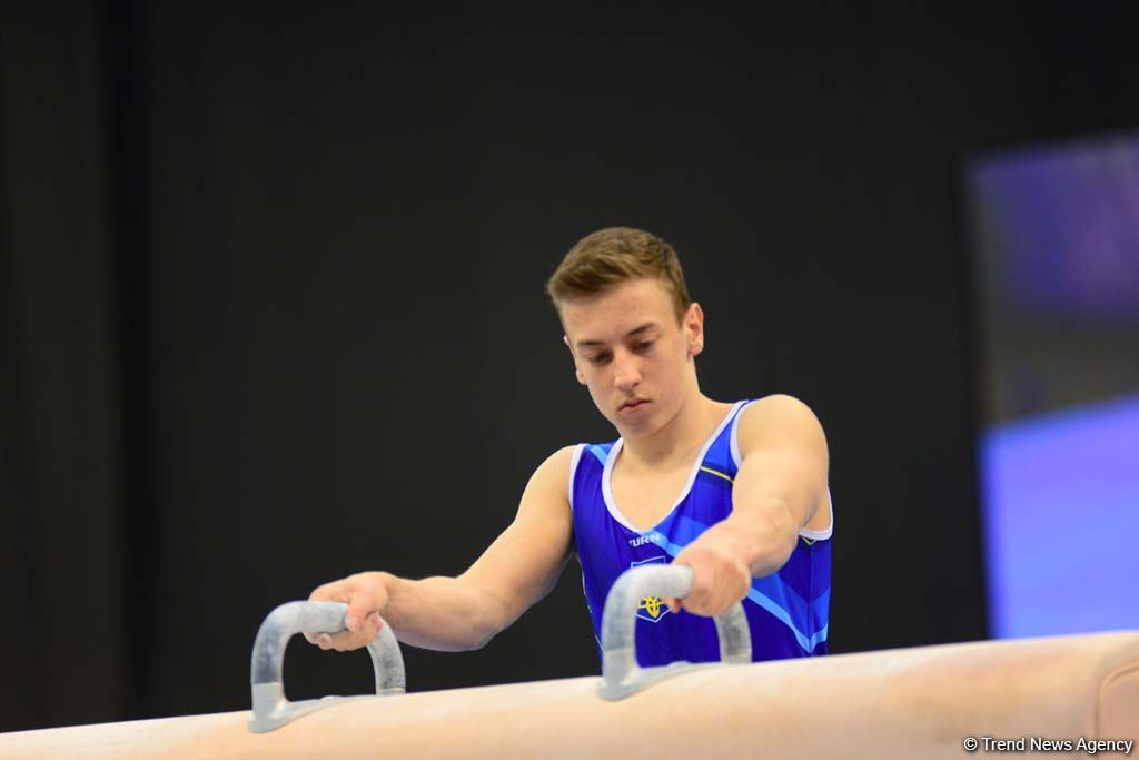 Competitions of AGF Junior Trophy International Tournament in Men's Artistic Gymnastics continue in Baku National Gymnastics Arena (PHOTO