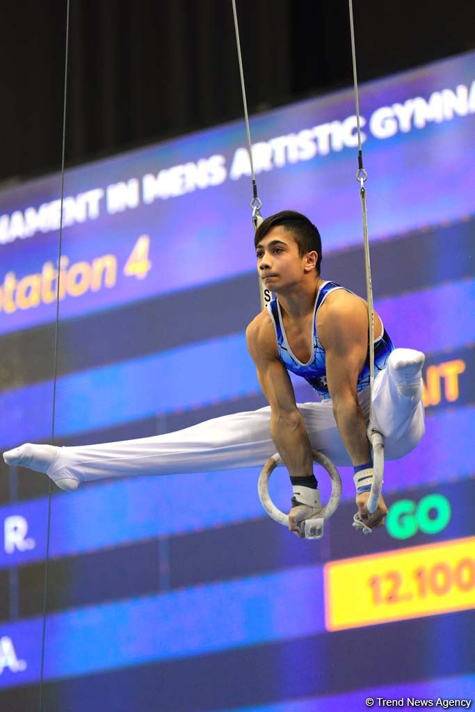 Competitions of AGF Junior Trophy International Tournament in Men's Artistic Gymnastics continue in Baku National Gymnastics Arena (PHOTO