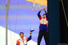 Finals of AGF Junior Trophy International Tournament in Men's Artistic Gymnastics continue at National Gymnastics Arena (PHOTO)