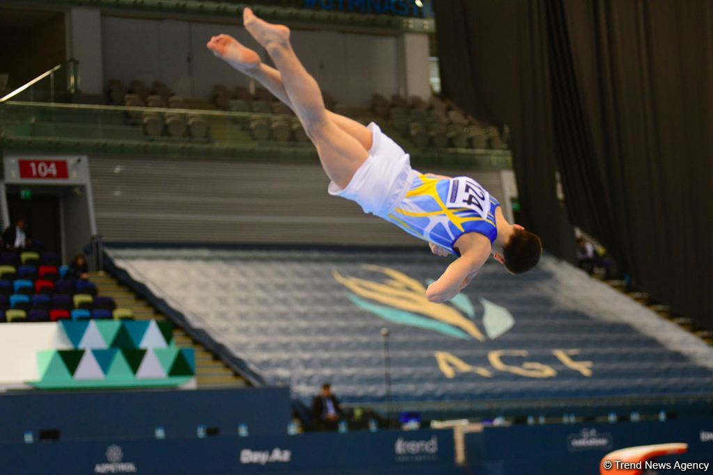 Finals of 1st AGF Junior Trophy International Tournament in Men's Artistic Gymnastics kicks off in Baku (PHOTO)