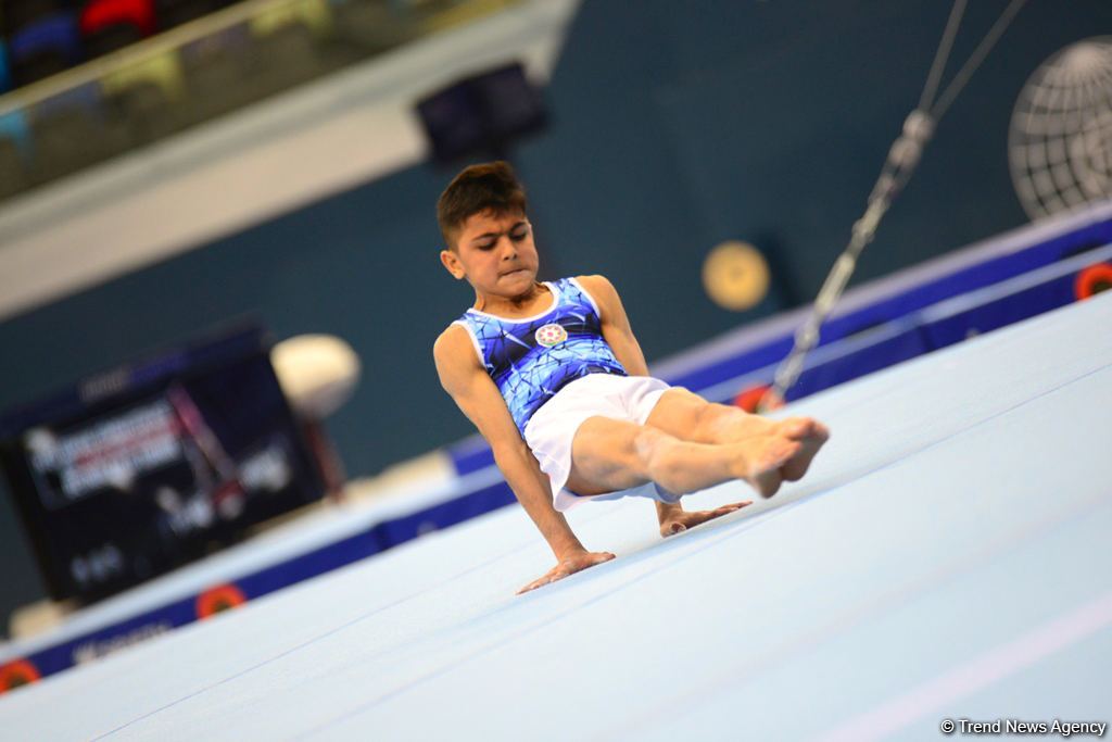 Finals of 1st AGF Junior Trophy International Tournament in Men's Artistic Gymnastics kicks off in Baku (PHOTO)