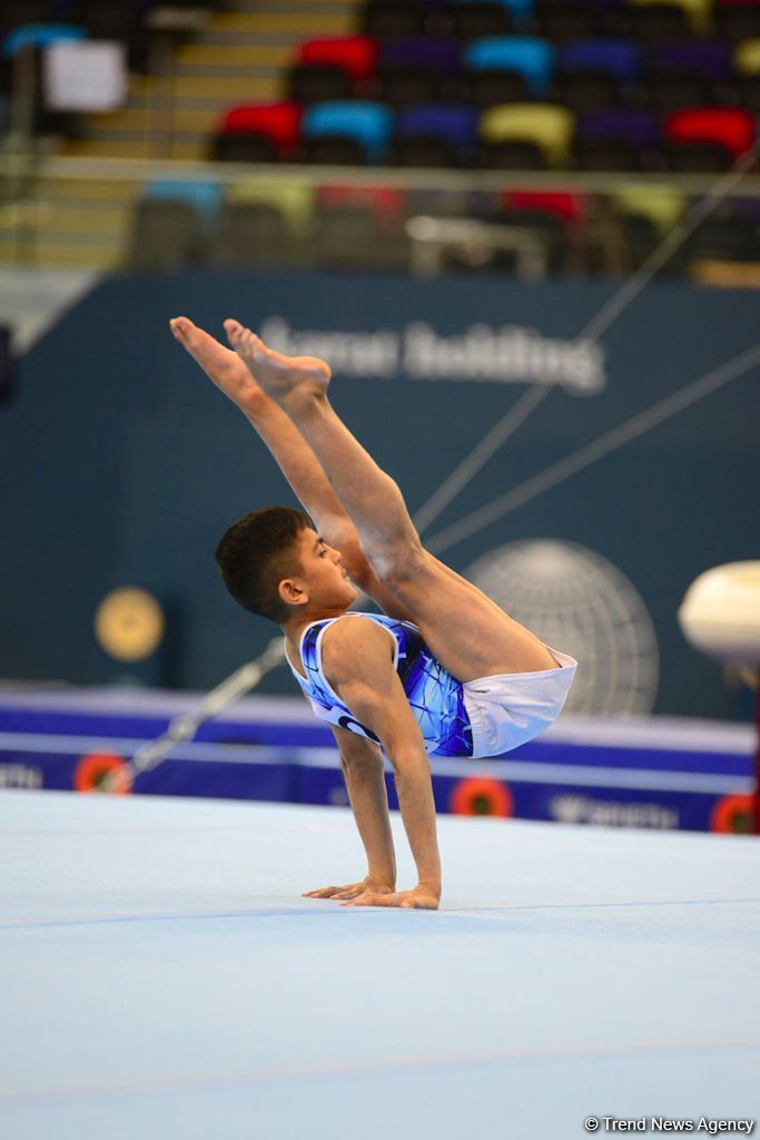 Finals of 1st AGF Junior Trophy International Tournament in Men's Artistic Gymnastics kicks off in Baku (PHOTO)
