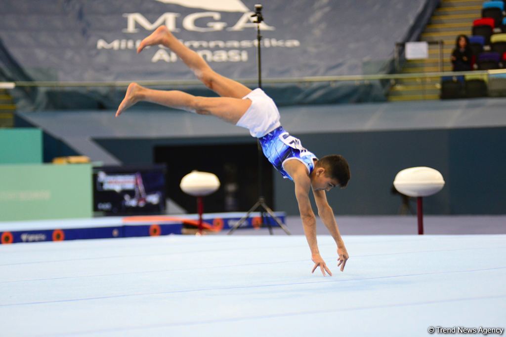 Finals of 1st AGF Junior Trophy International Tournament in Men's Artistic Gymnastics kicks off in Baku (PHOTO)