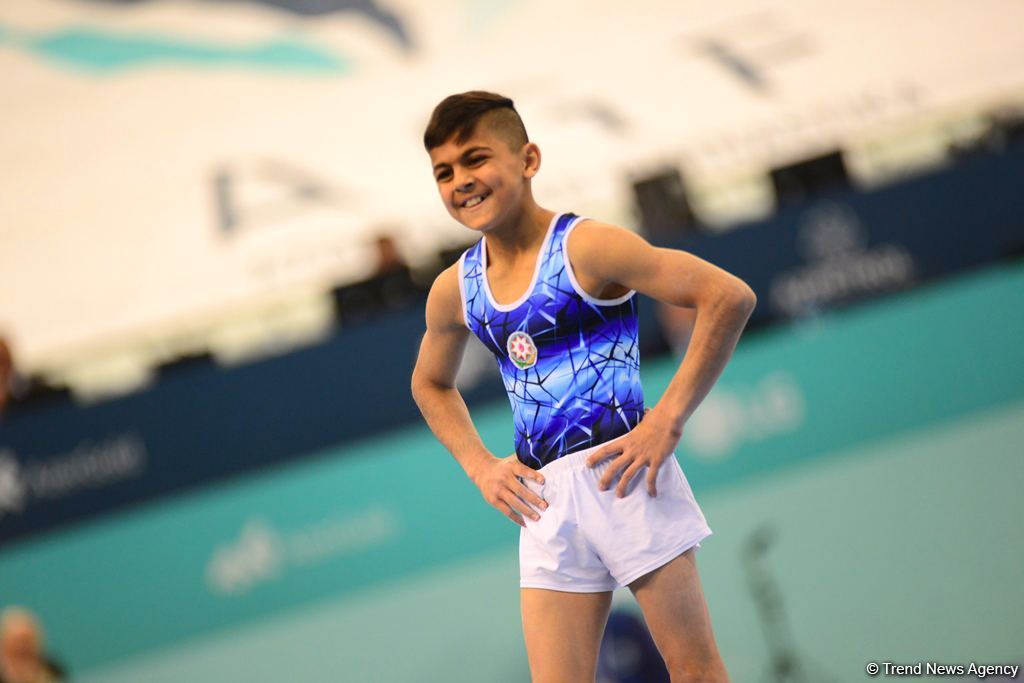 Finals of 1st AGF Junior Trophy International Tournament in Men's Artistic Gymnastics kicks off in Baku (PHOTO)