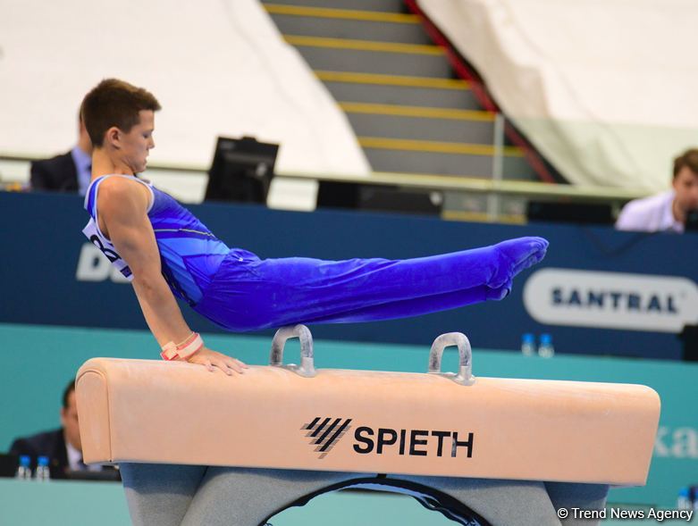 Finals of AGF Junior Trophy International Tournament in Men's Artistic Gymnastics continue at National Gymnastics Arena (PHOTO)