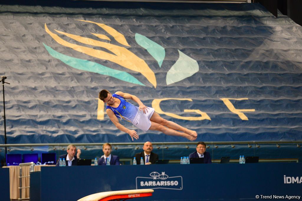 Finals of AGF Junior Trophy International Tournament in Men's Artistic Gymnastics continue at National Gymnastics Arena (PHOTO)