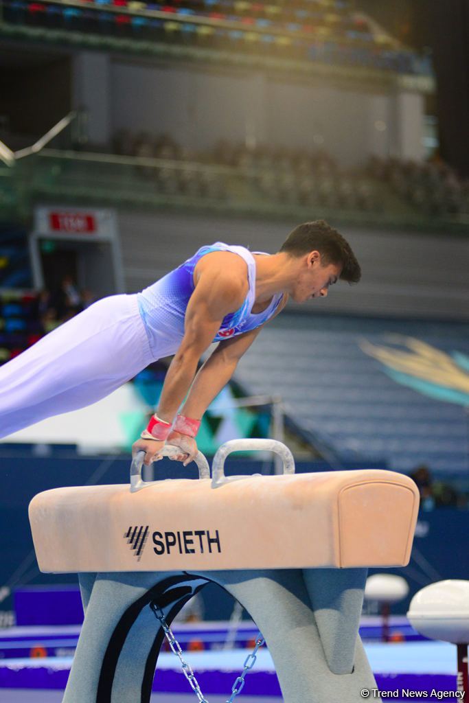 Finals of AGF Junior Trophy International Tournament in Men's Artistic Gymnastics continue at National Gymnastics Arena (PHOTO)