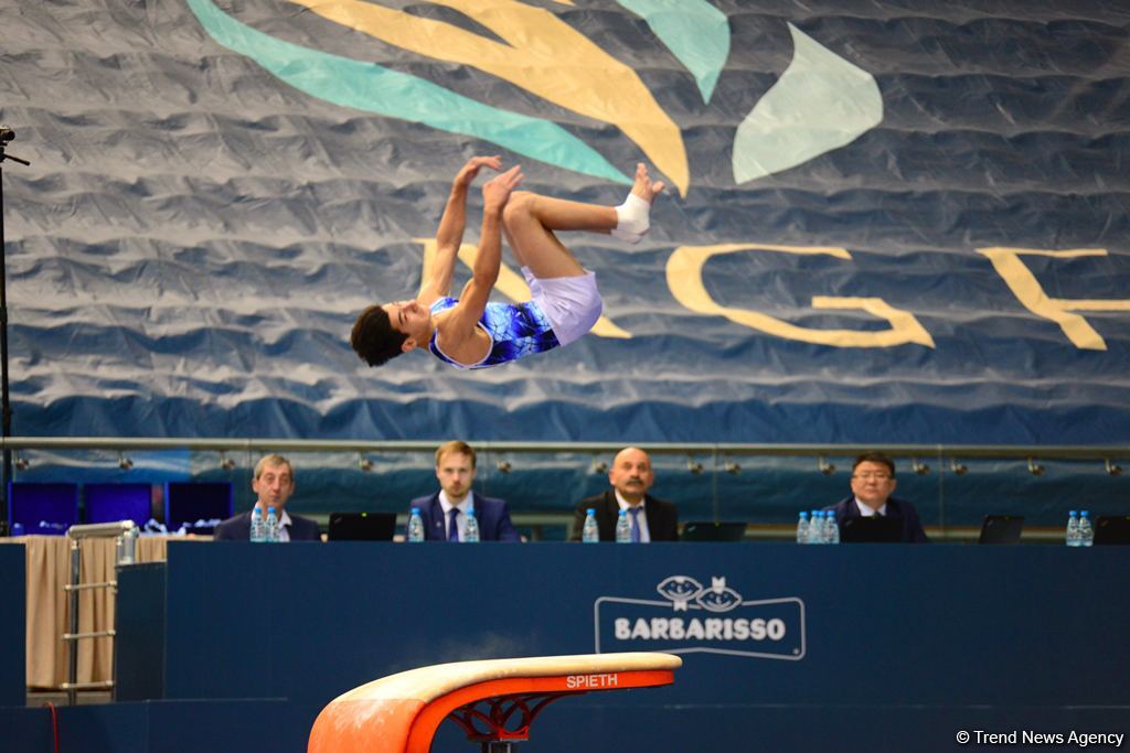 Finals of AGF Junior Trophy International Tournament in Men's Artistic Gymnastics continue at National Gymnastics Arena (PHOTO)
