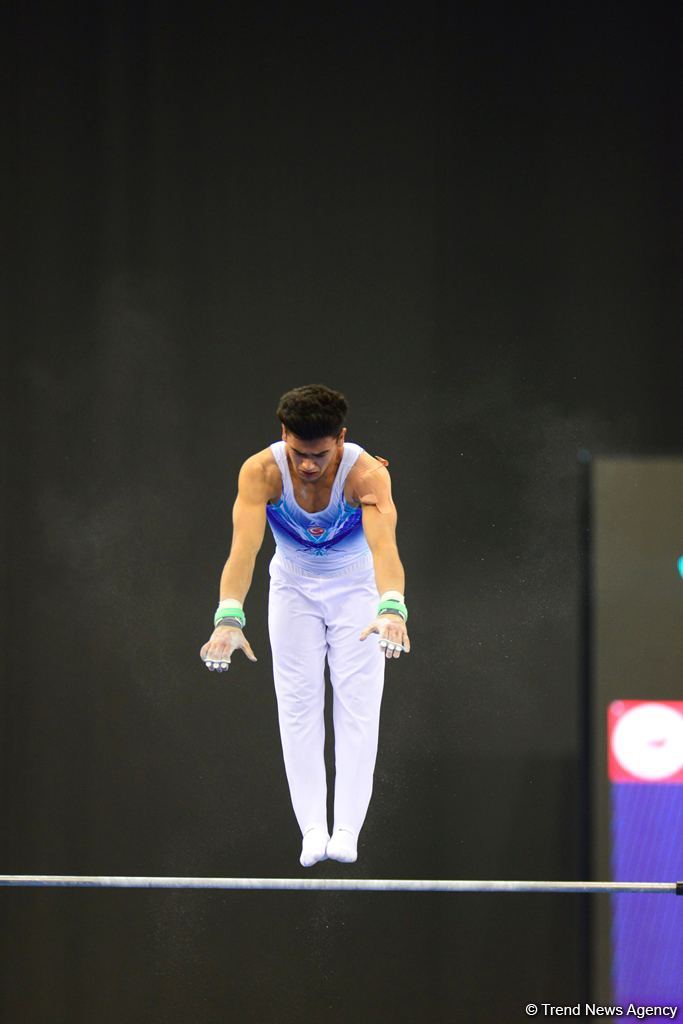 Finals of AGF Junior Trophy International Tournament in Men's Artistic Gymnastics continue at National Gymnastics Arena (PHOTO)