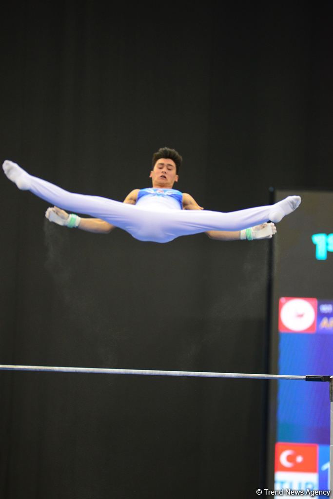 Finals of AGF Junior Trophy International Tournament in Men's Artistic Gymnastics continue at National Gymnastics Arena (PHOTO)