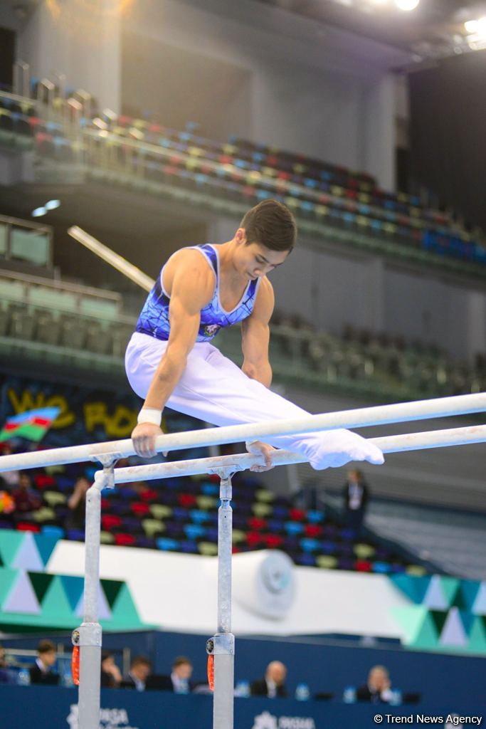 Finals of AGF Junior Trophy International Tournament in Men's Artistic Gymnastics continue at National Gymnastics Arena (PHOTO)