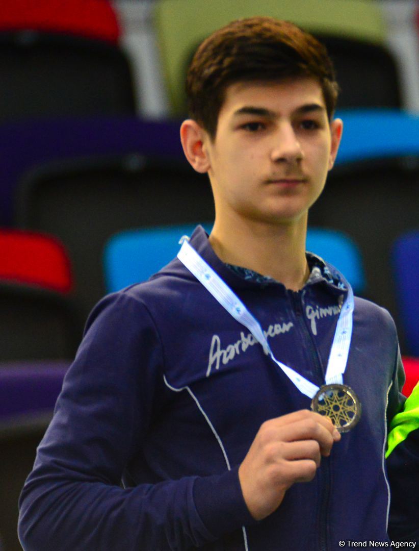 Azerbaijani gymnast wins silver medal in floor exercises at 1st AGF Junior Trophy International Tournament
