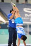Podium training of athletes involved in FIG Artistic Gymnastics Apparatus World Cup underway at National Gymnastics Arena in Baku (PHOTO)
