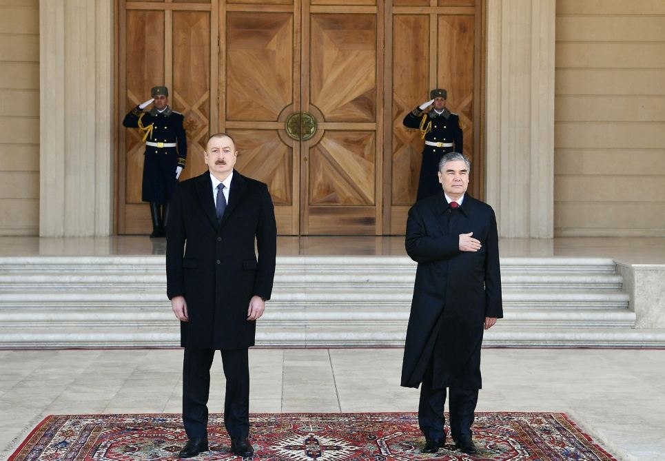 Official welcome ceremony held for President of Turkmenistan Gurbanguly Berdimuhamedov (PHOTO/VIDEO)