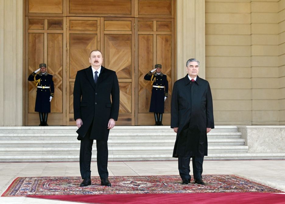 Official welcome ceremony held for President of Turkmenistan Gurbanguly Berdimuhamedov (PHOTO/VIDEO)