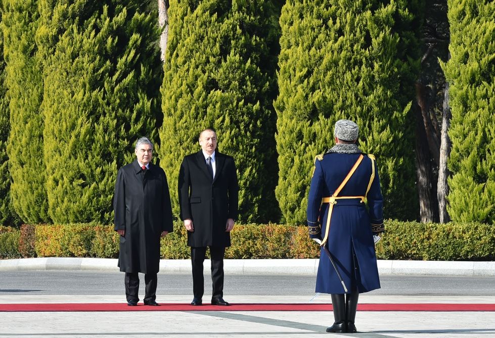 Official welcome ceremony held for President of Turkmenistan Gurbanguly Berdimuhamedov (PHOTO/VIDEO)