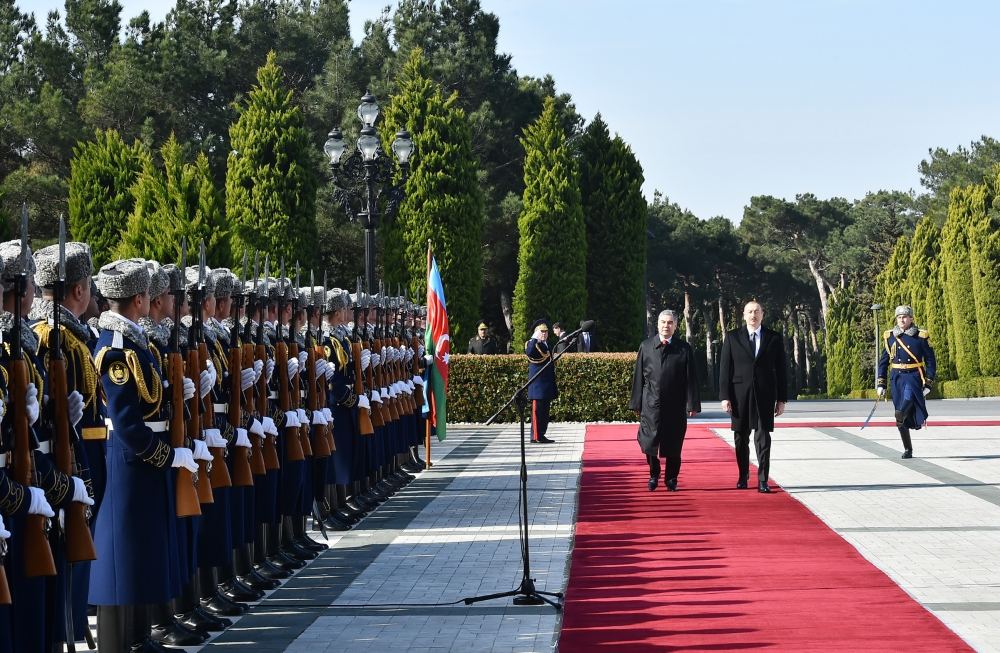 Official welcome ceremony held for President of Turkmenistan Gurbanguly Berdimuhamedov (PHOTO/VIDEO)