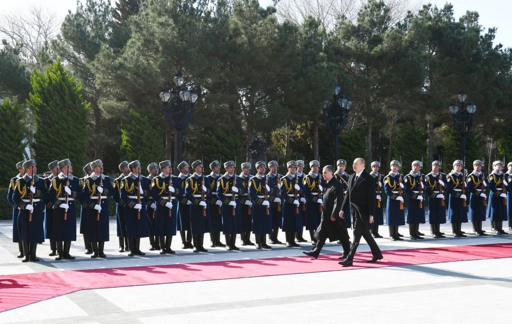 Official welcome ceremony held for President of Turkmenistan Gurbanguly Berdimuhamedov (PHOTO/VIDEO)