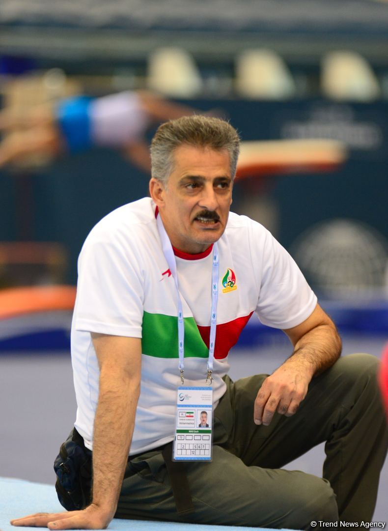 Podium training of athletes involved in FIG Artistic Gymnastics Apparatus World Cup underway at National Gymnastics Arena in Baku (PHOTO)