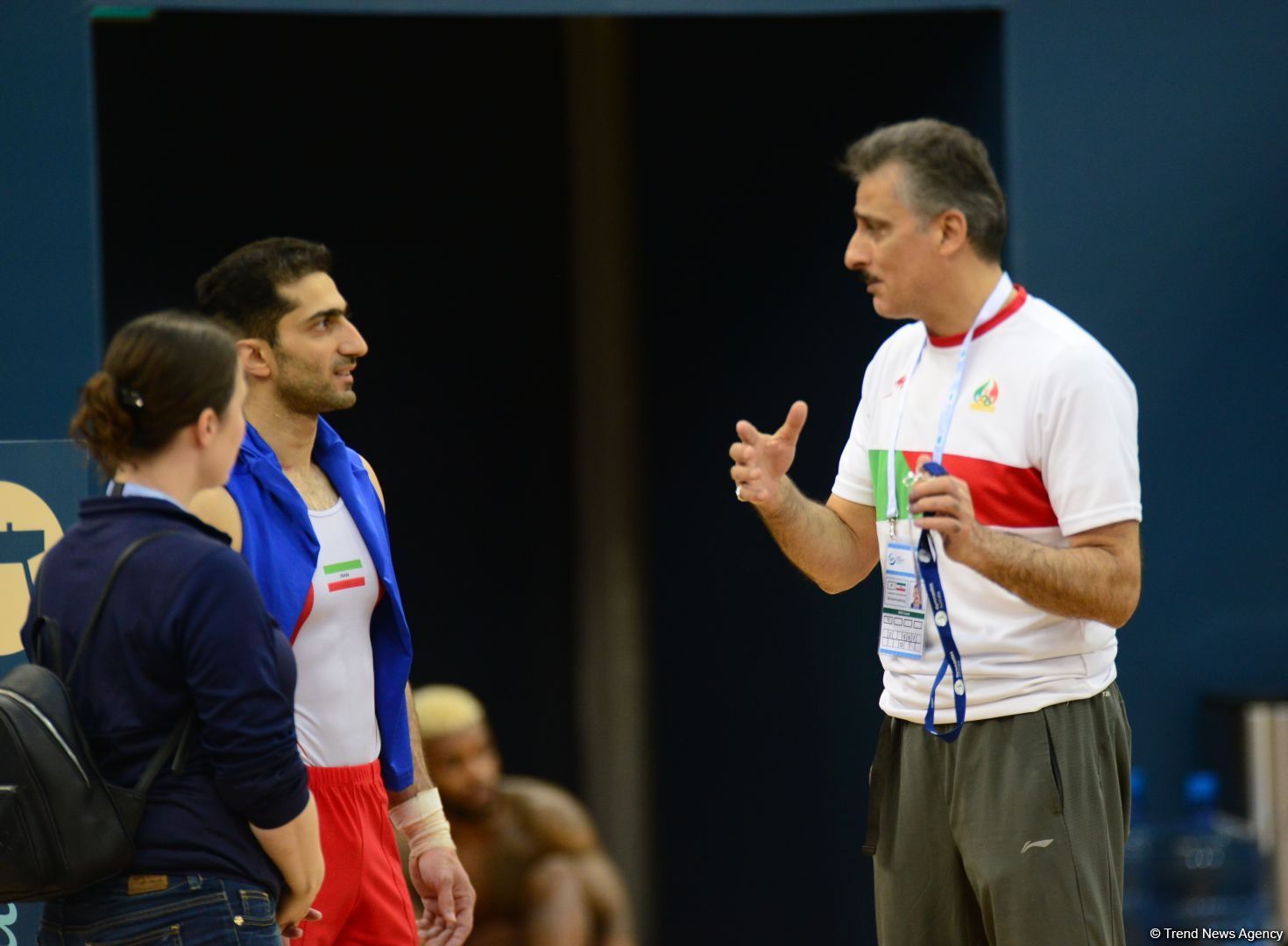 Podium training of athletes involved in FIG Artistic Gymnastics Apparatus World Cup underway at National Gymnastics Arena in Baku (PHOTO)