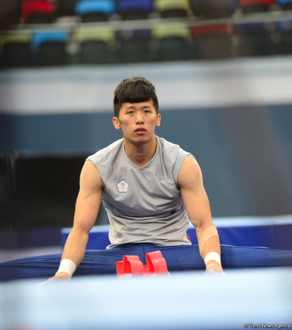 Podium training of athletes involved in FIG Artistic Gymnastics Apparatus World Cup underway at National Gymnastics Arena in Baku (PHOTO)