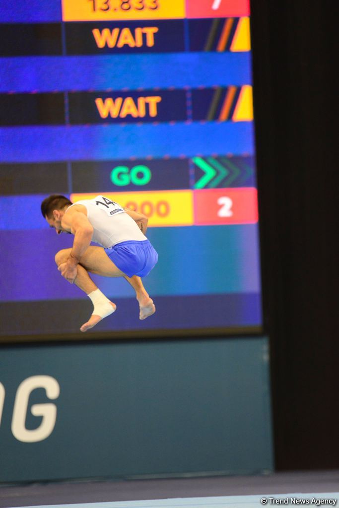 First day of FIG Artistic Gymnastics Apparatus World Cup kicks off in Baku (PHOTO)