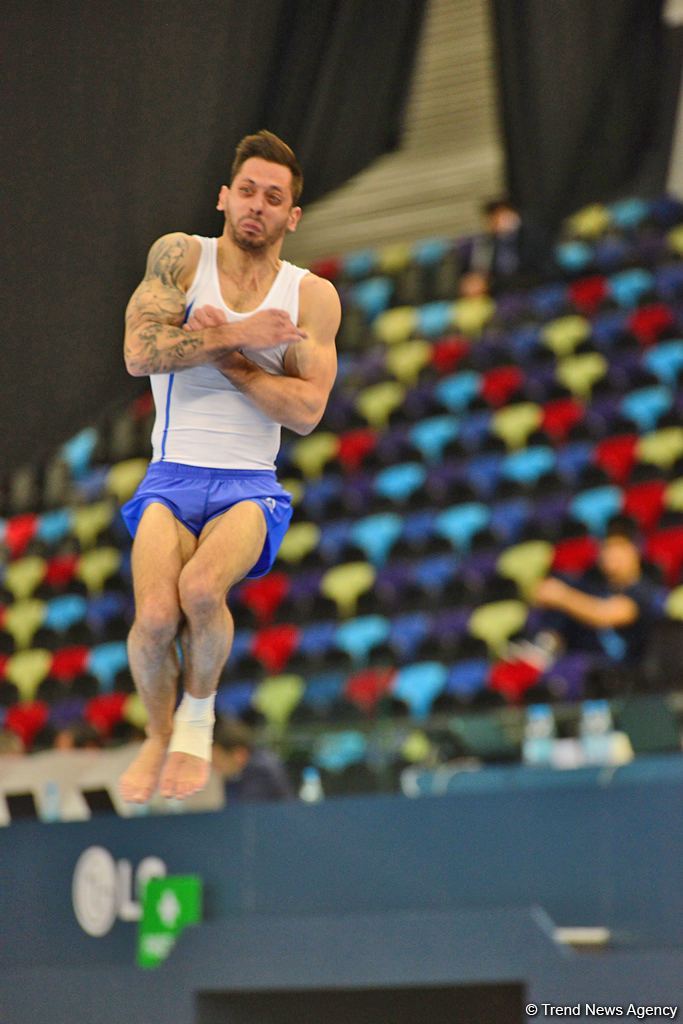 First day of FIG Artistic Gymnastics Apparatus World Cup kicks off in Baku (PHOTO)