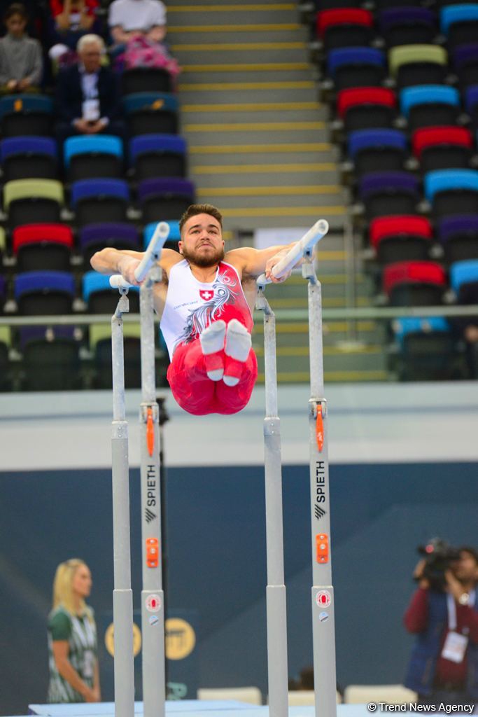 First day of FIG Artistic Gymnastics Apparatus World Cup kicks off in Baku (PHOTO)