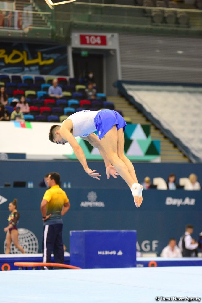 First day of FIG Artistic Gymnastics Apparatus World Cup kicks off in Baku (PHOTO)