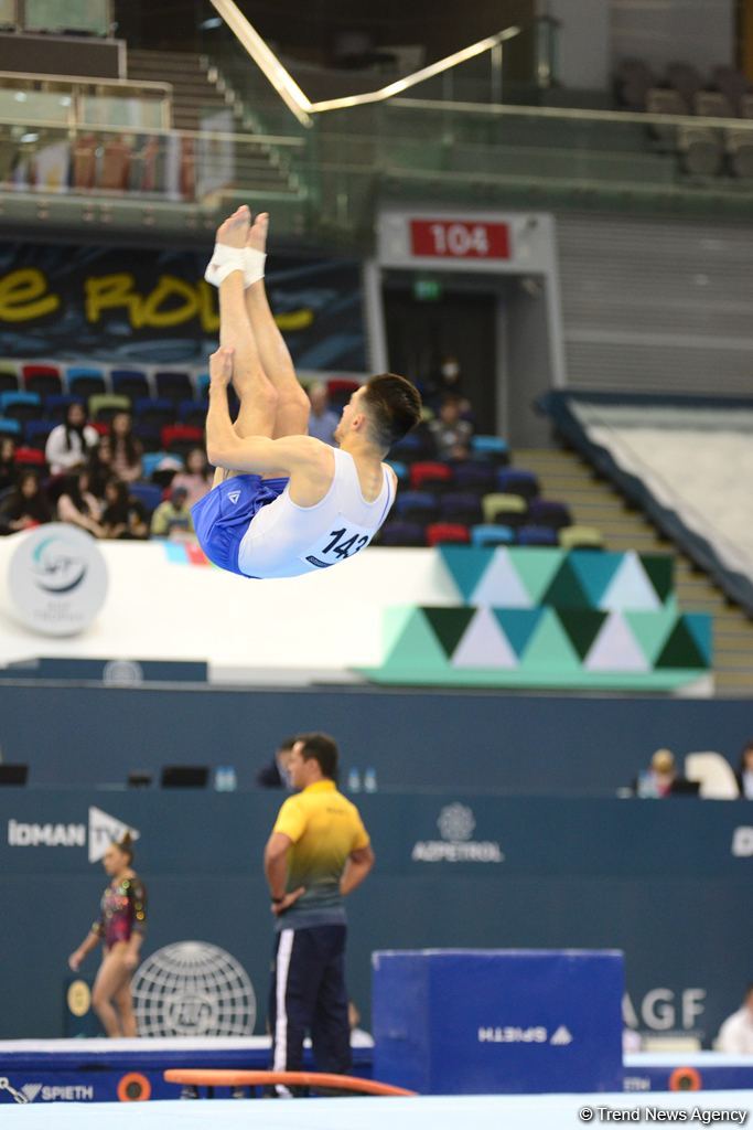 First day of FIG Artistic Gymnastics Apparatus World Cup kicks off in Baku (PHOTO)