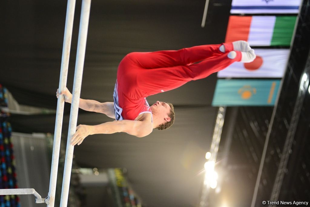 First day of FIG Artistic Gymnastics Apparatus World Cup kicks off in Baku (PHOTO)