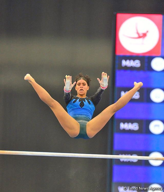 First day of FIG Artistic Gymnastics Apparatus World Cup kicks off in Baku (PHOTO)