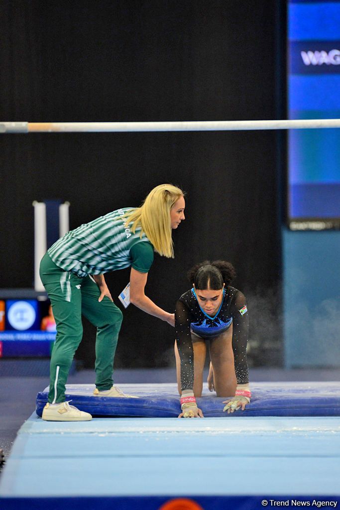 First day of FIG Artistic Gymnastics Apparatus World Cup kicks off in Baku (PHOTO)